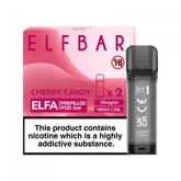 ELF BAR ELFA PRE-FILLED PODS (PACK OF 2) - Cherry Candy - Click & Vape